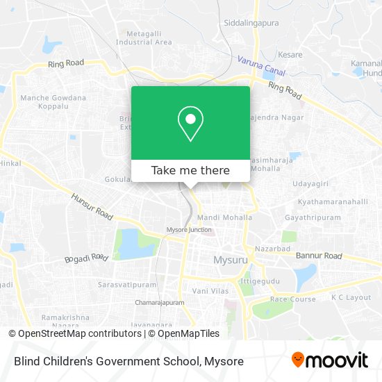 Blind Children's Government School map