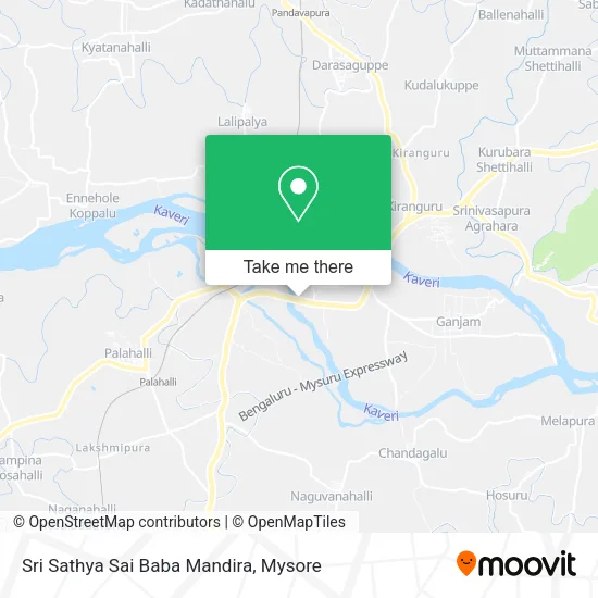 Sri Sathya Sai Baba Mandira map