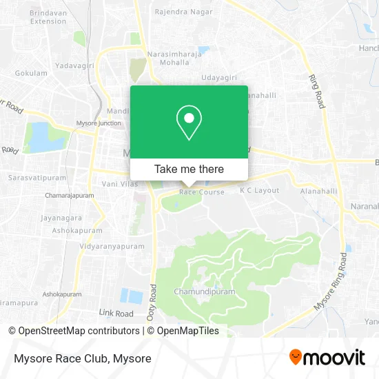 Mysore Race Club map