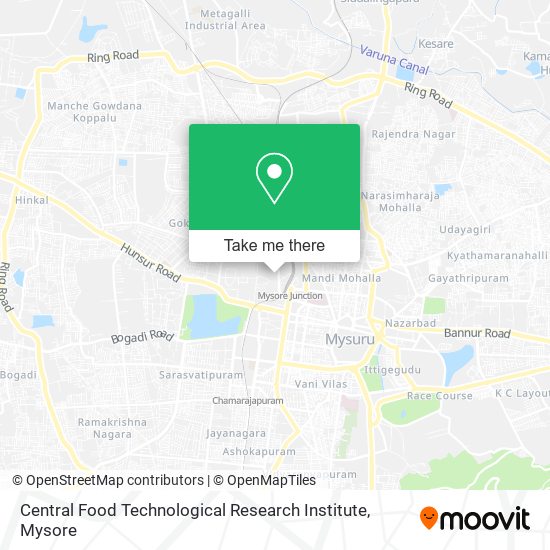 Central Food Technological Research Institute map