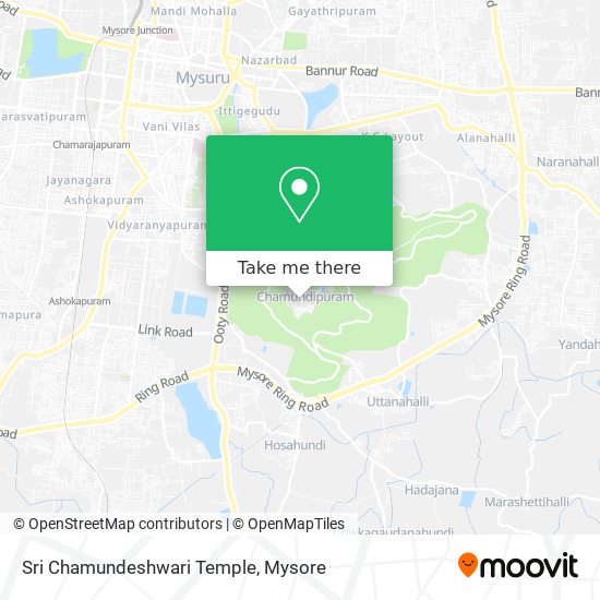 Sri Chamundeshwari Temple map