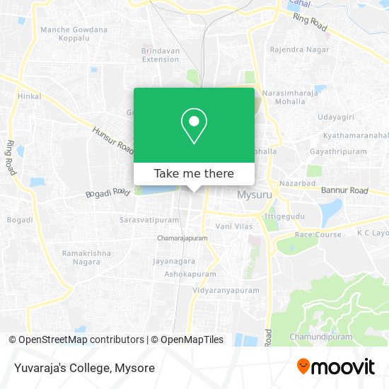 Yuvaraja's College map