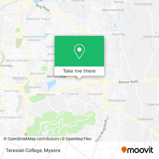 Teresian College map