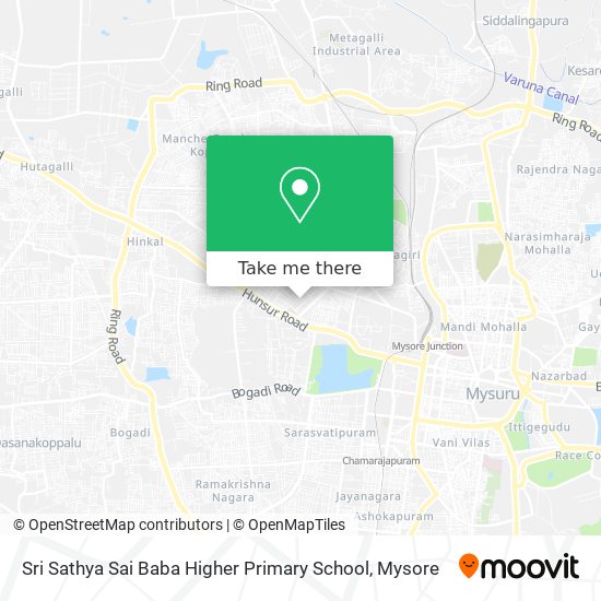 Sri Sathya Sai Baba Higher Primary School map