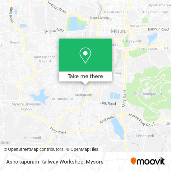 Ashokapuram Railway Workshop map