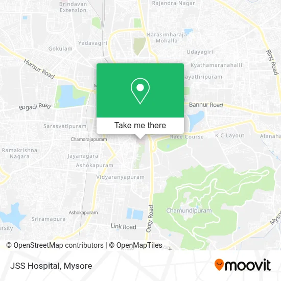 Jss Hospital map
