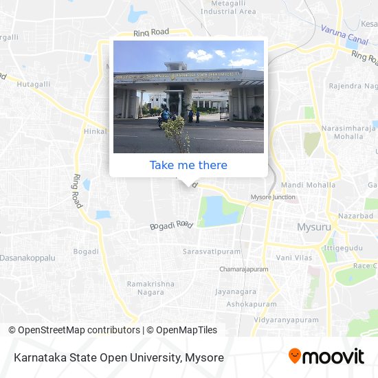 Karnataka State Open University map