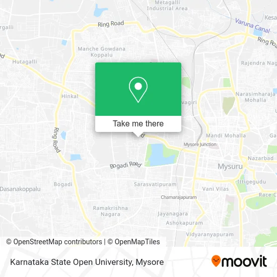 Karnataka State Open University map