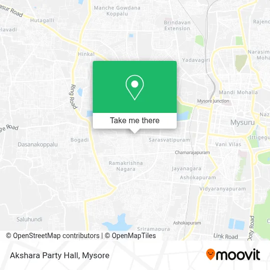 Akshara Party Hall map