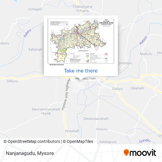 Nanjanagudu map