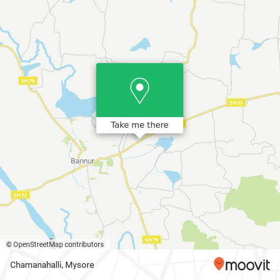 Chamanahalli map