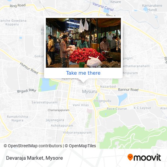 Devaraja Market map