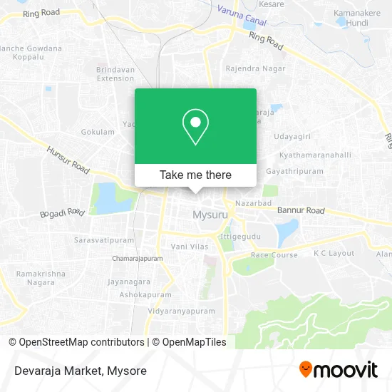 Devaraja Market map