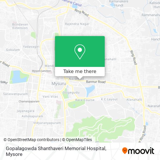 Gopalagowda Shanthaveri Memorial Hospital map