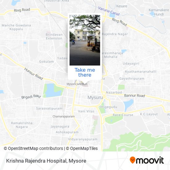 Krishna Rajendra Hospital map