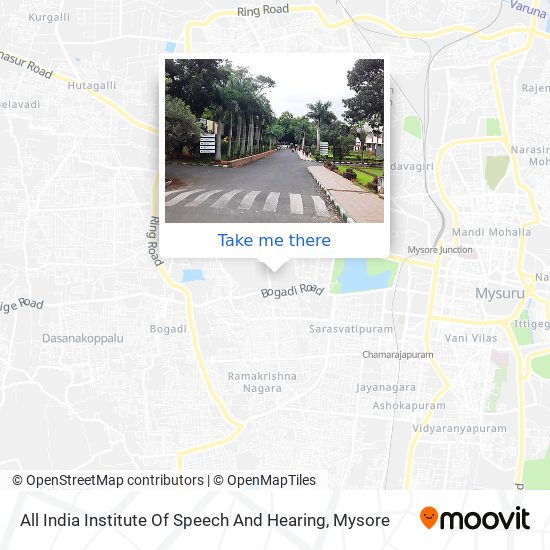 All India Institute Of Speech And Hearing map