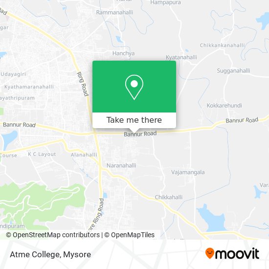 Atme College map