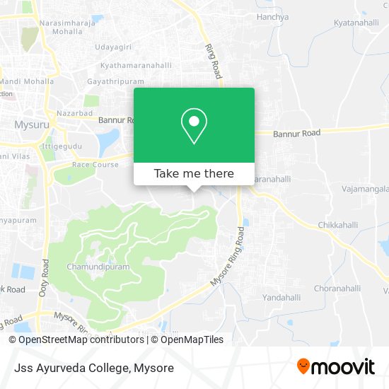 Jss Ayurveda College map