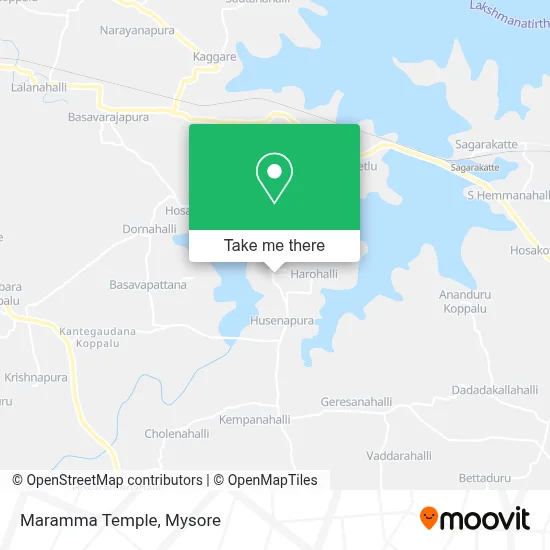 Maramma Temple map