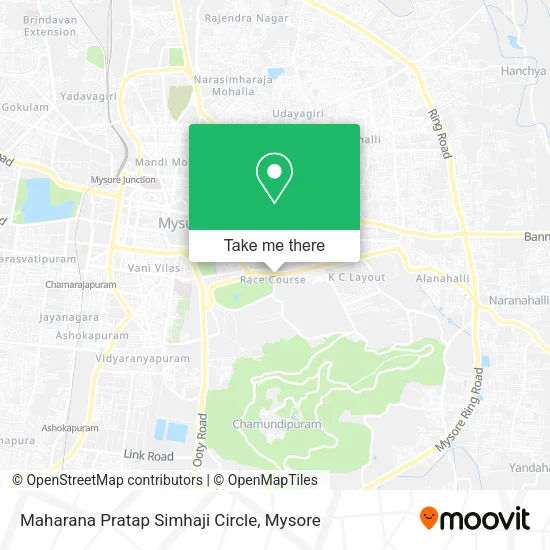 Maharana Pratap Simhaji Circle map