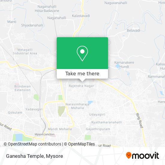 Ganesha Temple map