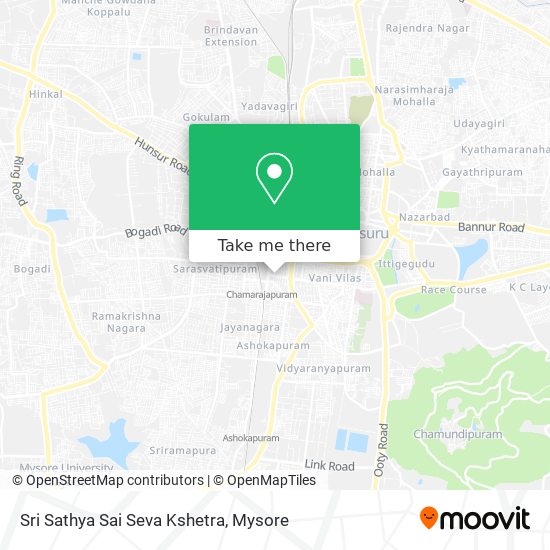 Sri Sathya Sai Seva Kshetra map