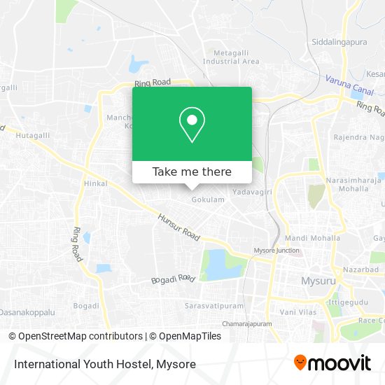 International Youth Hostel map