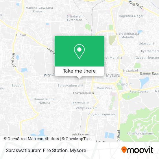 Saraswatipuram Fire Station map