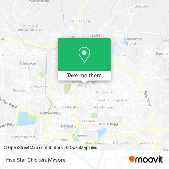 Five Star Chicken map