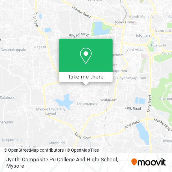 Jyothi Composite Pu College And Highr School map