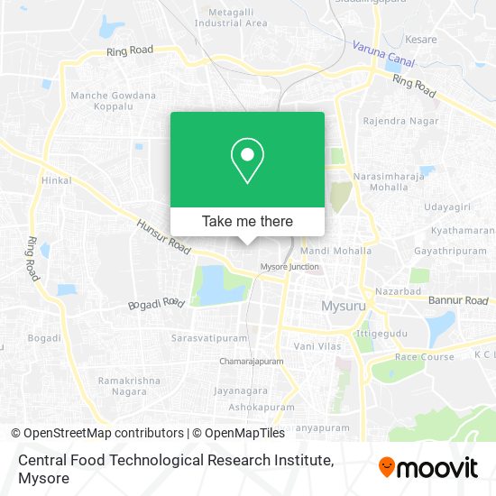 Central Food Technological Research Institute map