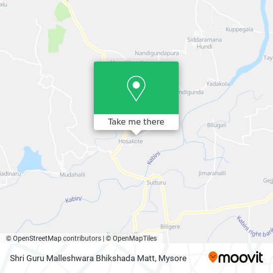 Shri Guru Malleshwara Bhikshada Matt map