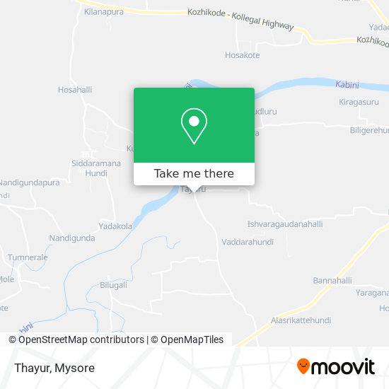 Thayur map