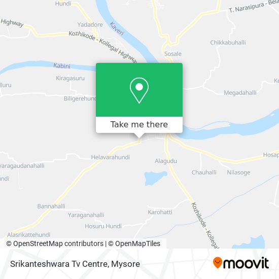 Srikanteshwara Tv Centre map
