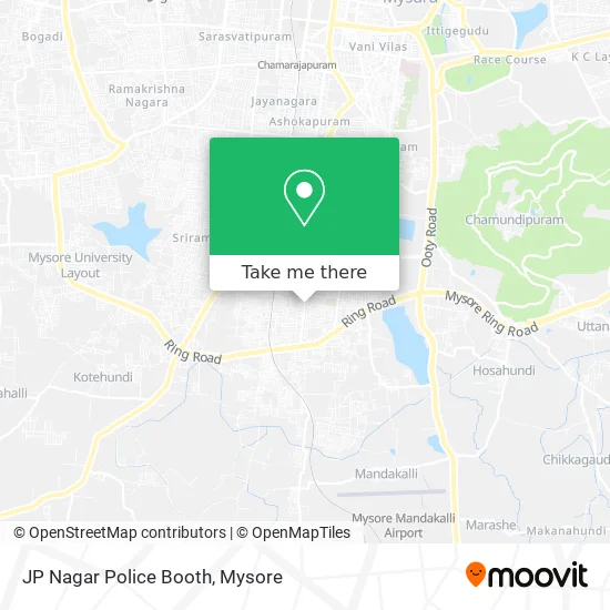 JP Nagar Police Booth map