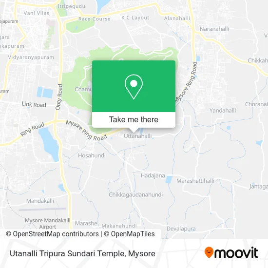 Utanalli Tripura Sundari Temple map