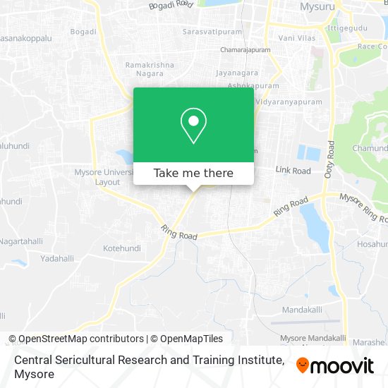 Central Sericultural Research and Training Institute map