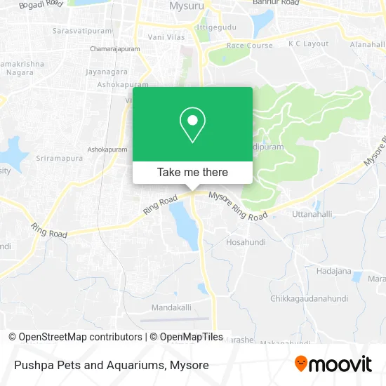 Pushpa Pets and Aquariums map