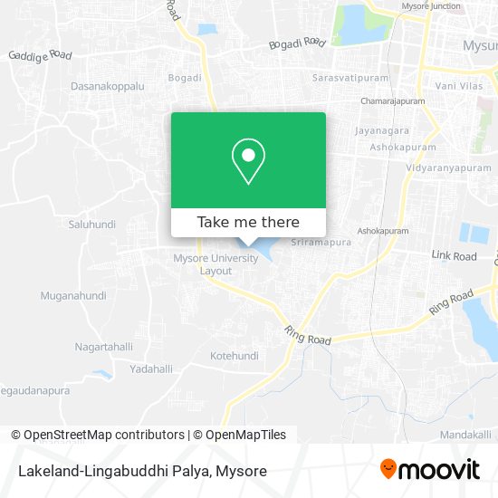 Lakeland-Lingabuddhi Palya map