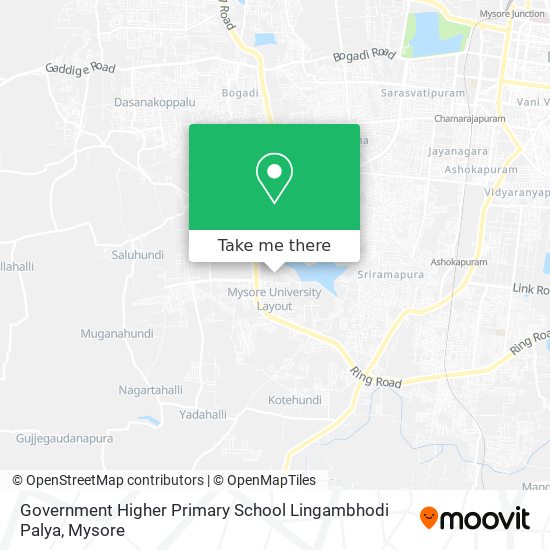 Government Higher Primary School Lingambhodi Palya map