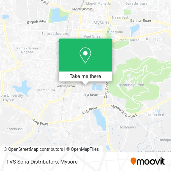 TVS Sona Distributors map