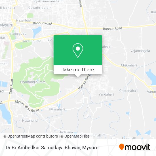 Dr Br Ambedkar Samudaya Bhavan map