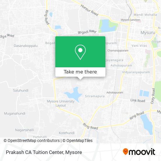 Prakash CA Tuition Center map