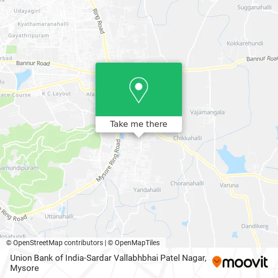 Union Bank of India-Sardar Vallabhbhai Patel Nagar map