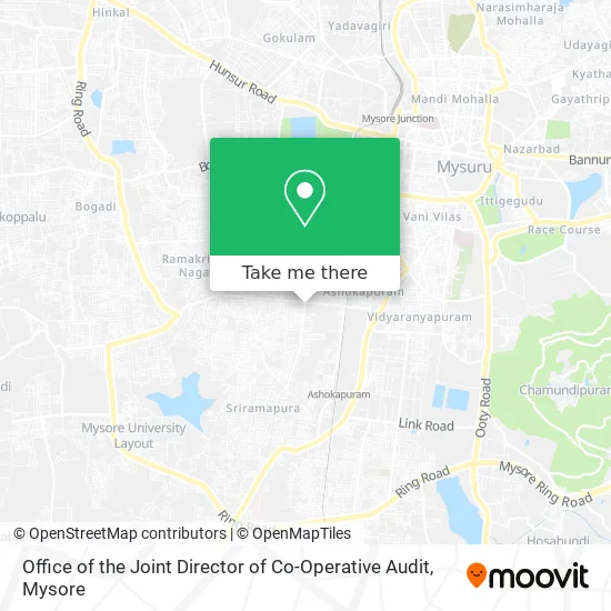 Office of the Joint Director of Co-Operative Audit map