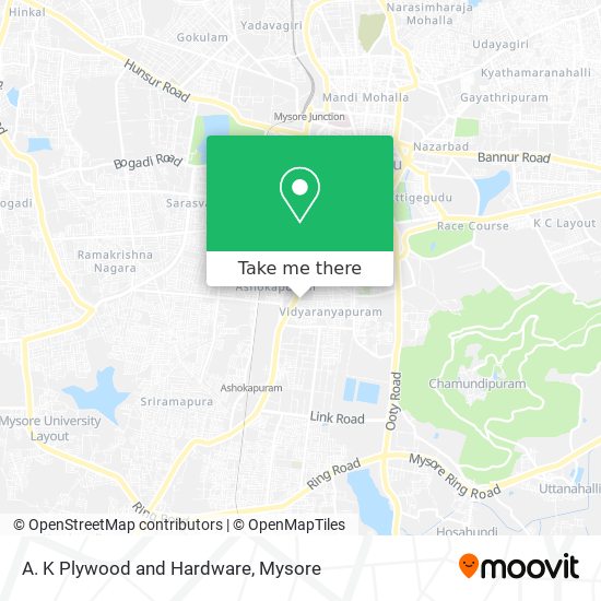 A. K Plywood and Hardware map