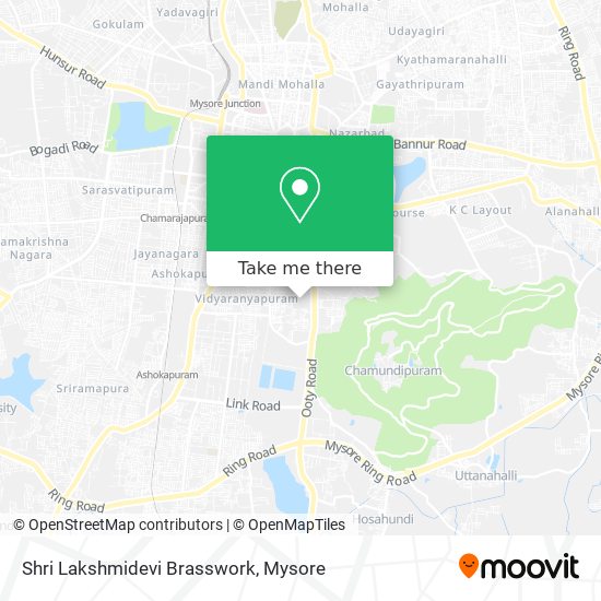 Shri Lakshmidevi Brasswork map