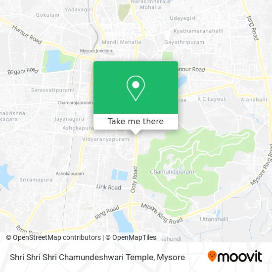 Shri Shri Shri Chamundeshwari Temple map