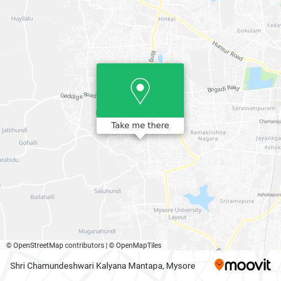 Shri Chamundeshwari Kalyana Mantapa map
