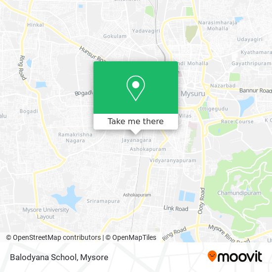 Balodyana School map